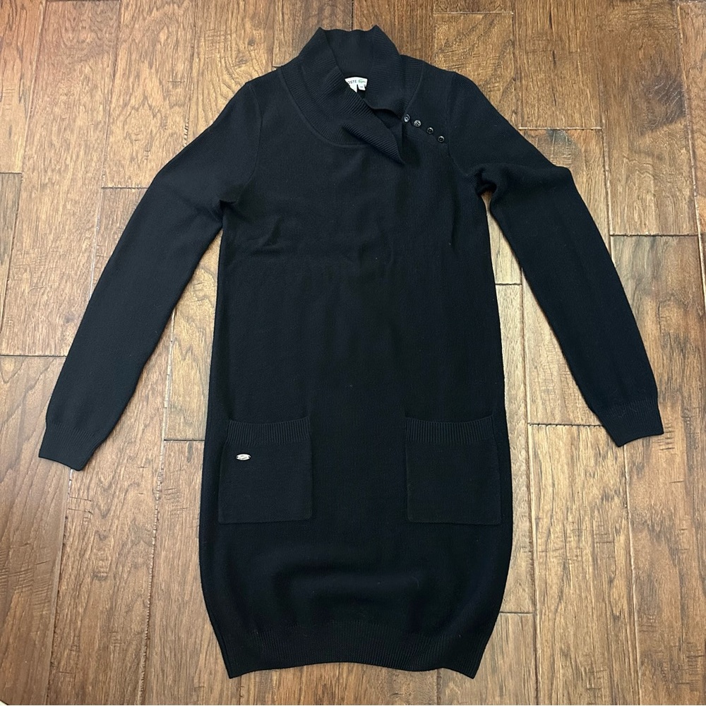 Black lacoste dress